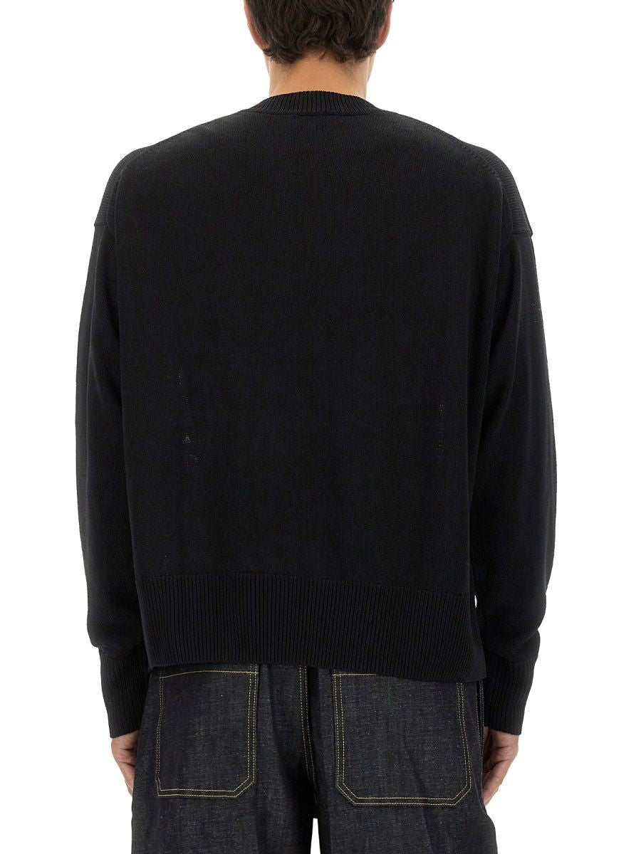 STUDIO NICHOLSON Paper Knit Pullover Sweater for Men - FW25