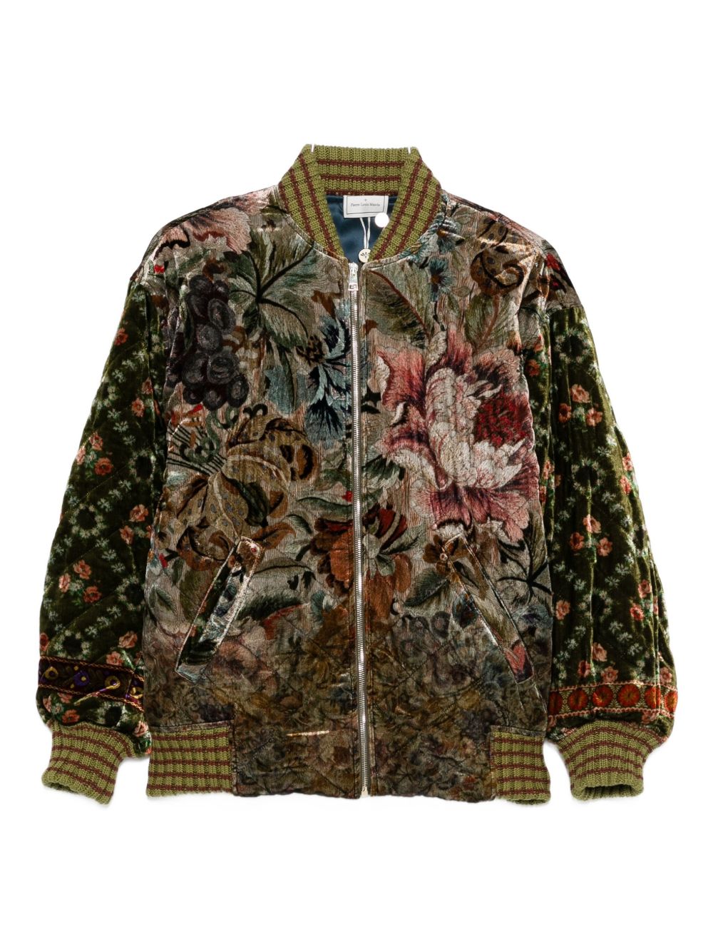 PIERRE LOUIS MASCIA Printed Silk Blend Bomber Jacket for Women