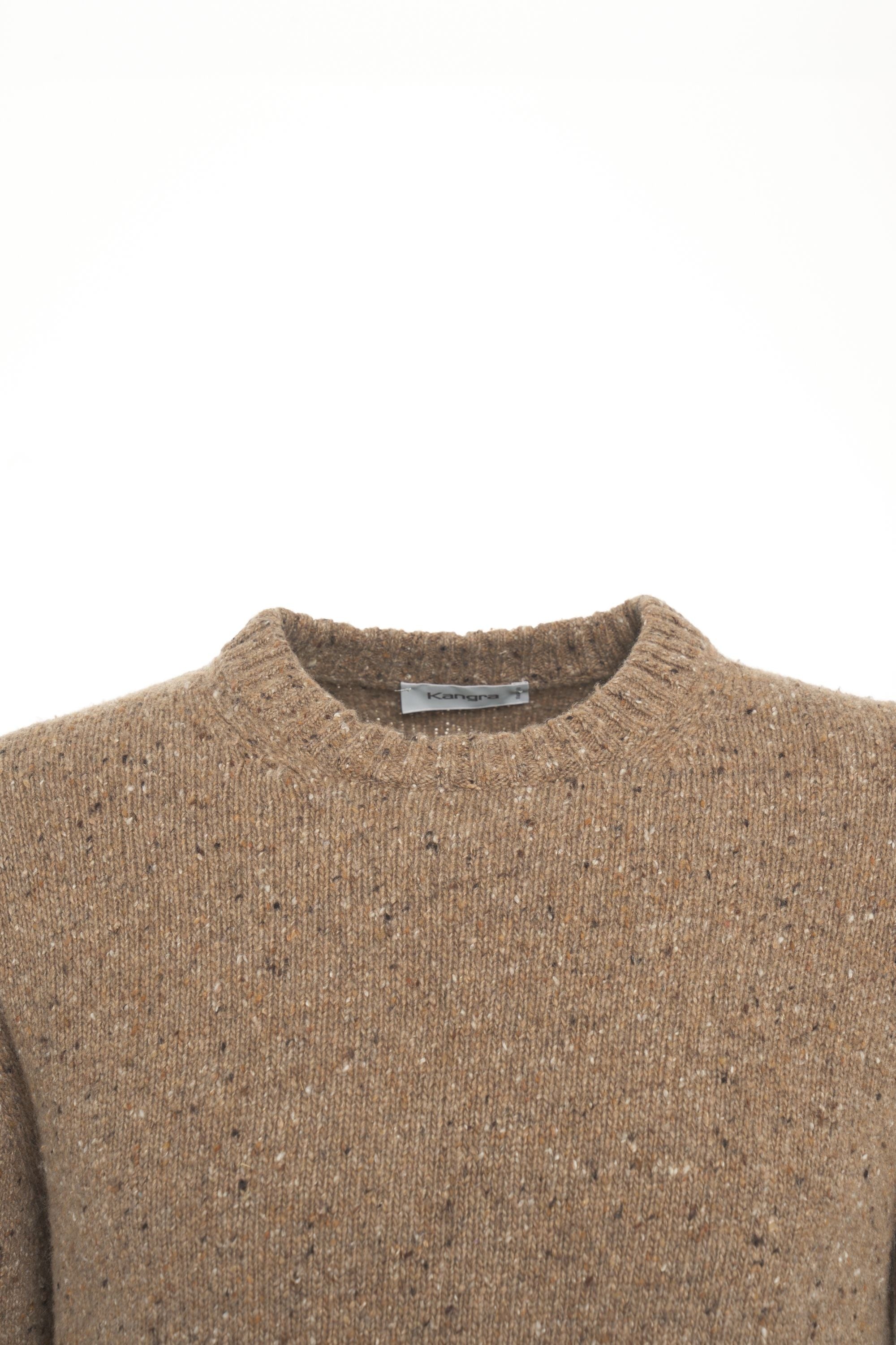 KANGRA Melange Knit Pullover Sweater for Men