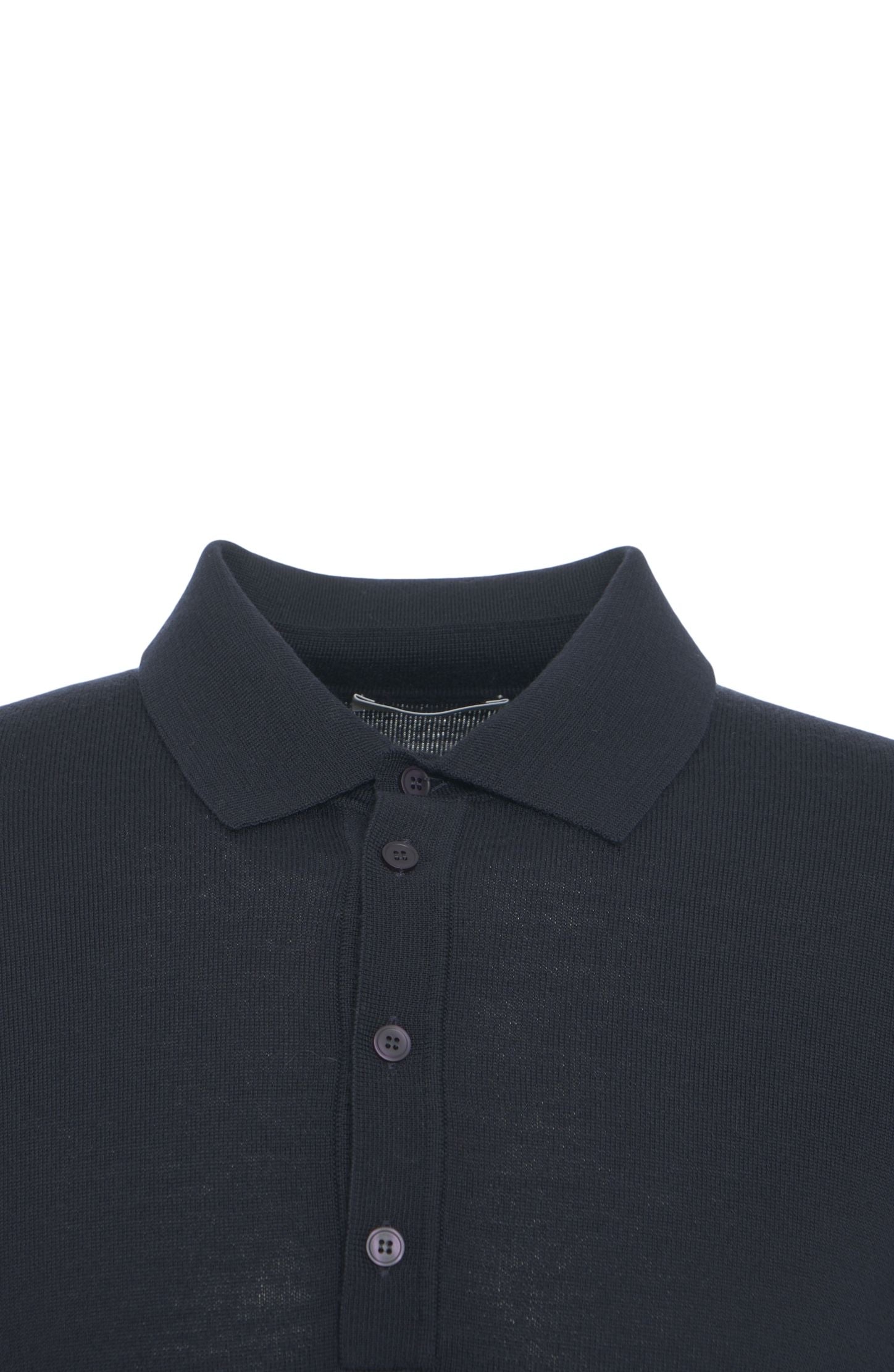 KANGRA Classic Long Sleeve Knit Polo for Men