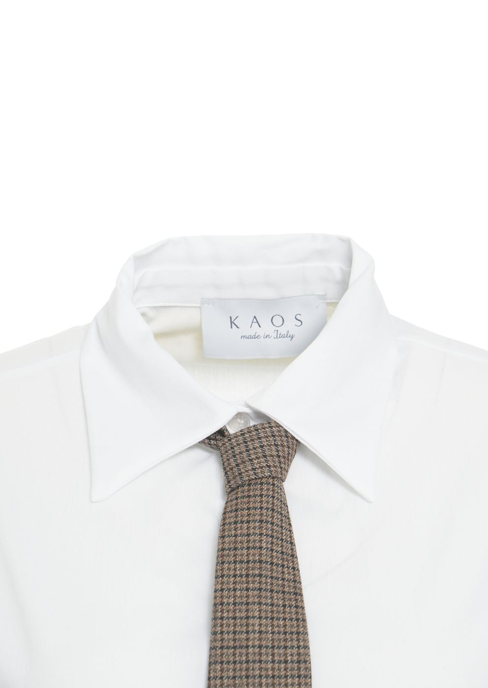 KAOS Classic Cravat Button-Down Shirt for Women