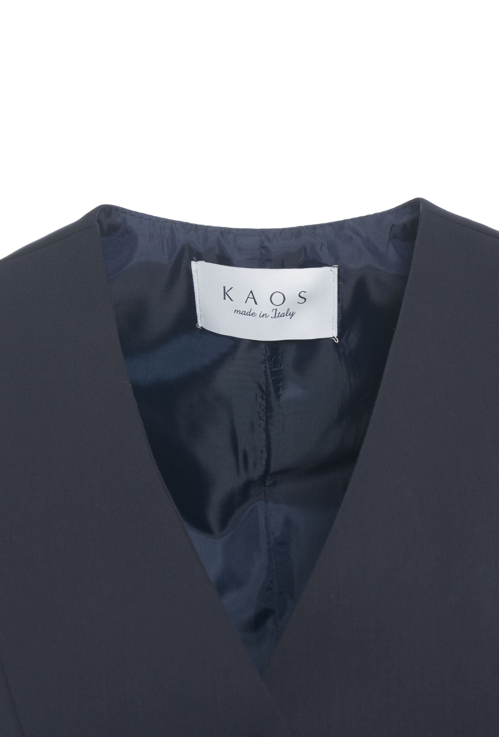 KAOS Slim-Fit Classic V-Neck Waistcoat for Women