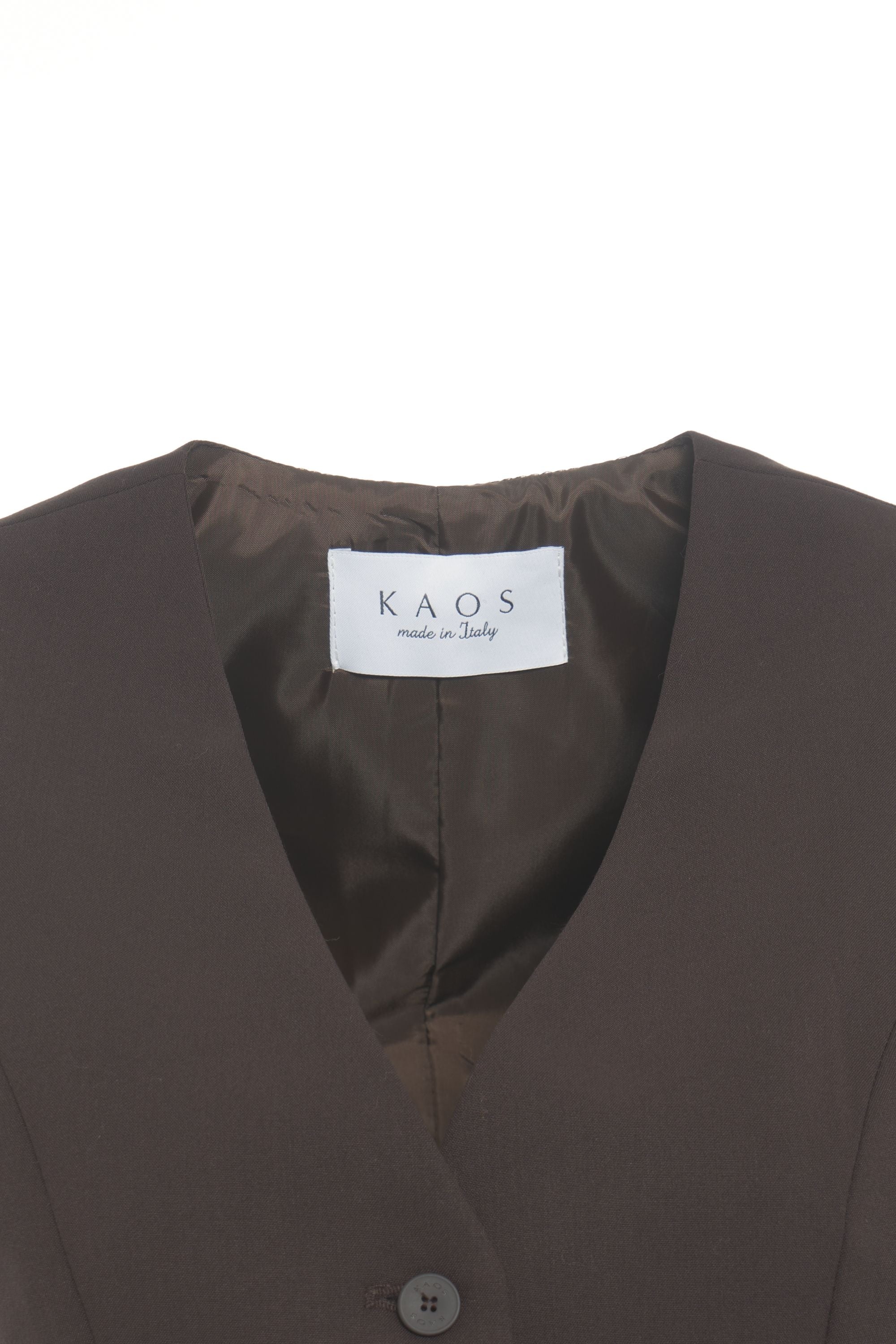 KAOS Slim Fit Waistcoat for Women