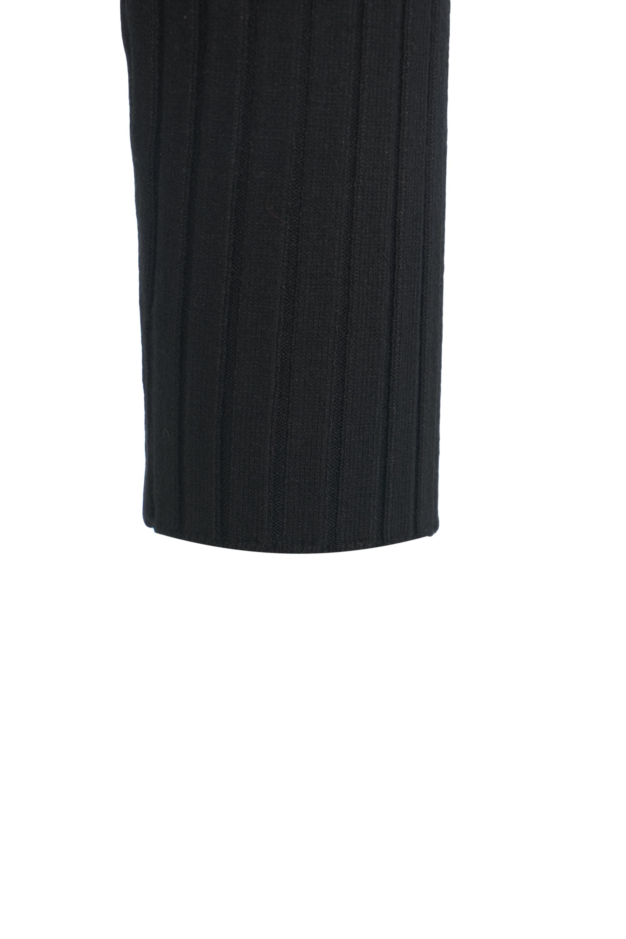 KAOS Cut-Out Knit Sweater with Refined Ribbed Design