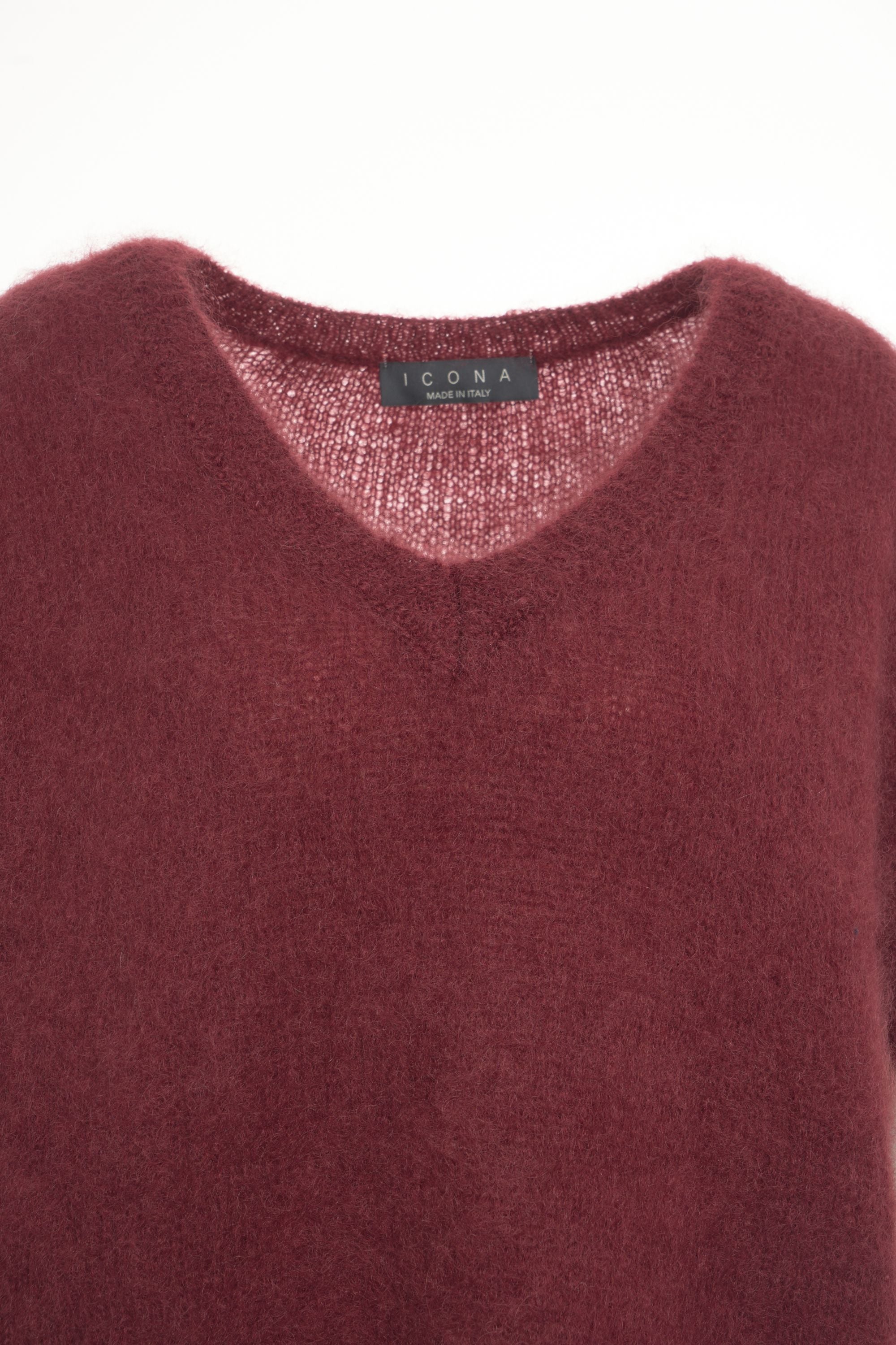 KAOS V-Neck Mohair Sweater - Women's Casual Fit