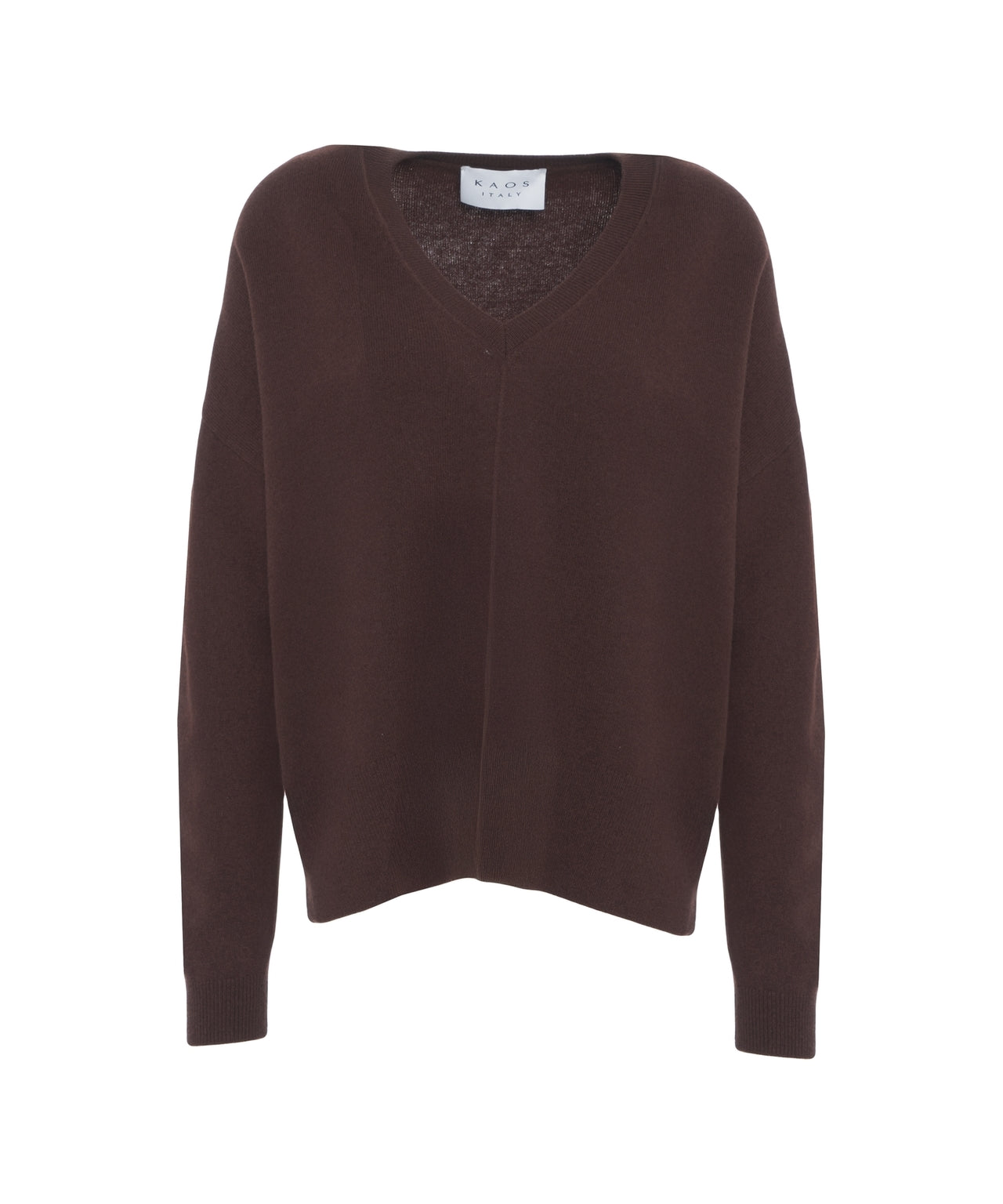 KAOS V-Neck Wool Pullover for Women