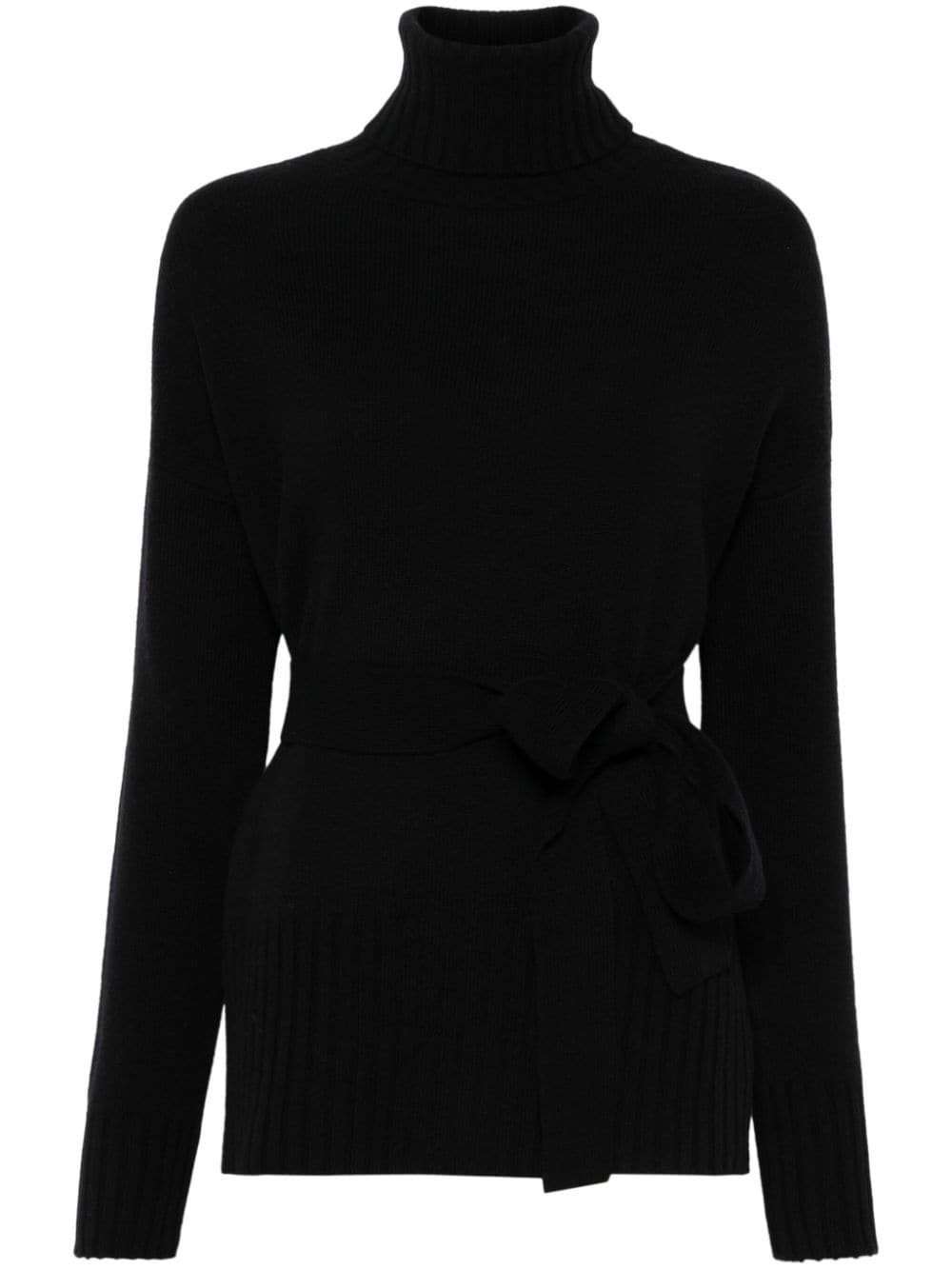 WILD CASHMERE Belted Mini Sweater