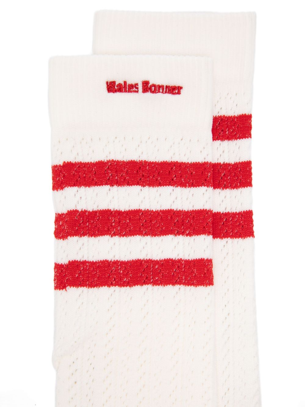 ADIDAS X WALES BONNER Fashionable Striped Logo Cotton Socks for Men