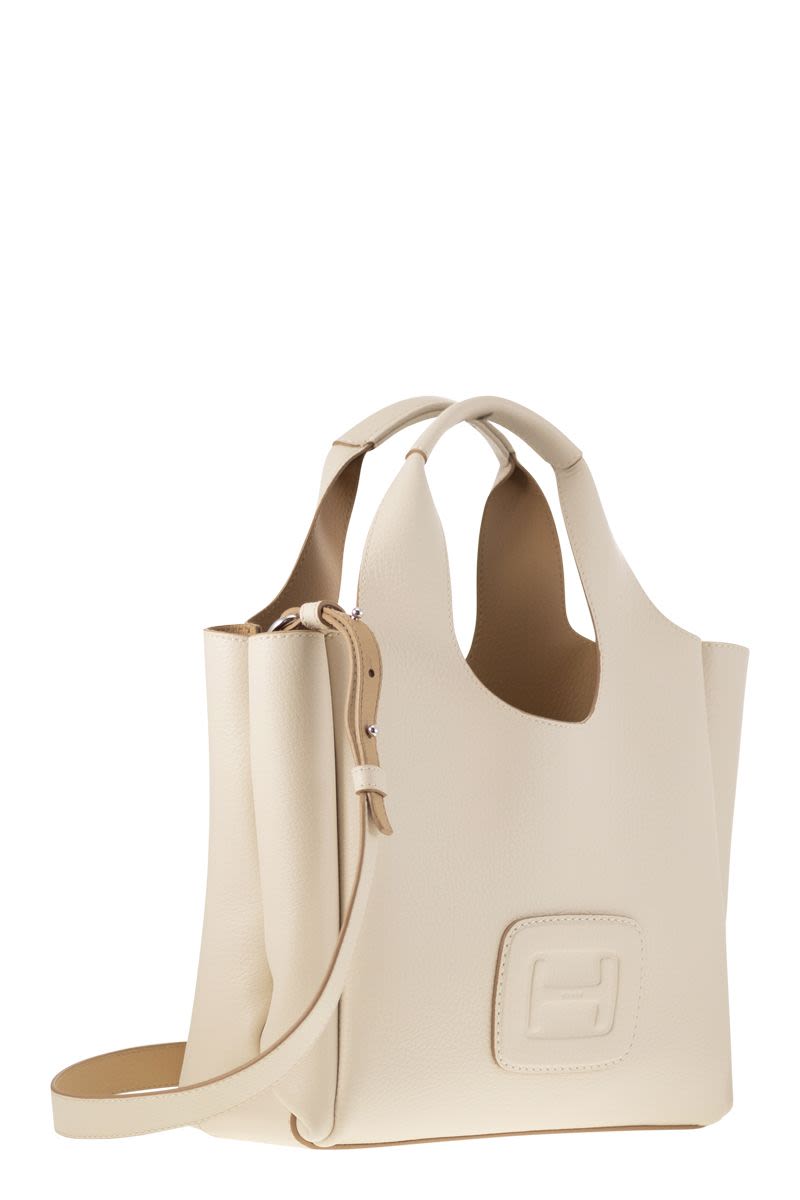 HOGAN H-Logo Mini Shopping Handbag - 30 x 24.5 x 10.5 cm