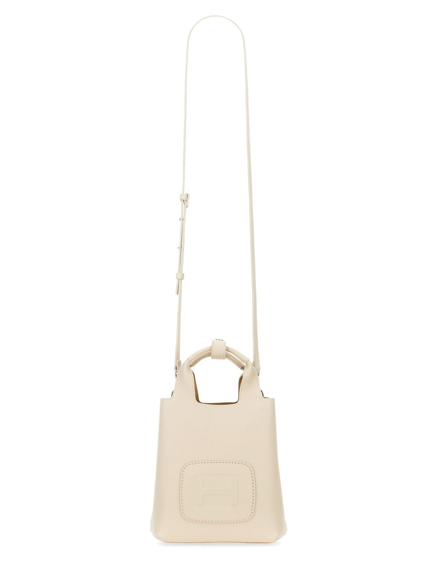 HOGAN Mini Calfskin Shopping Handbag