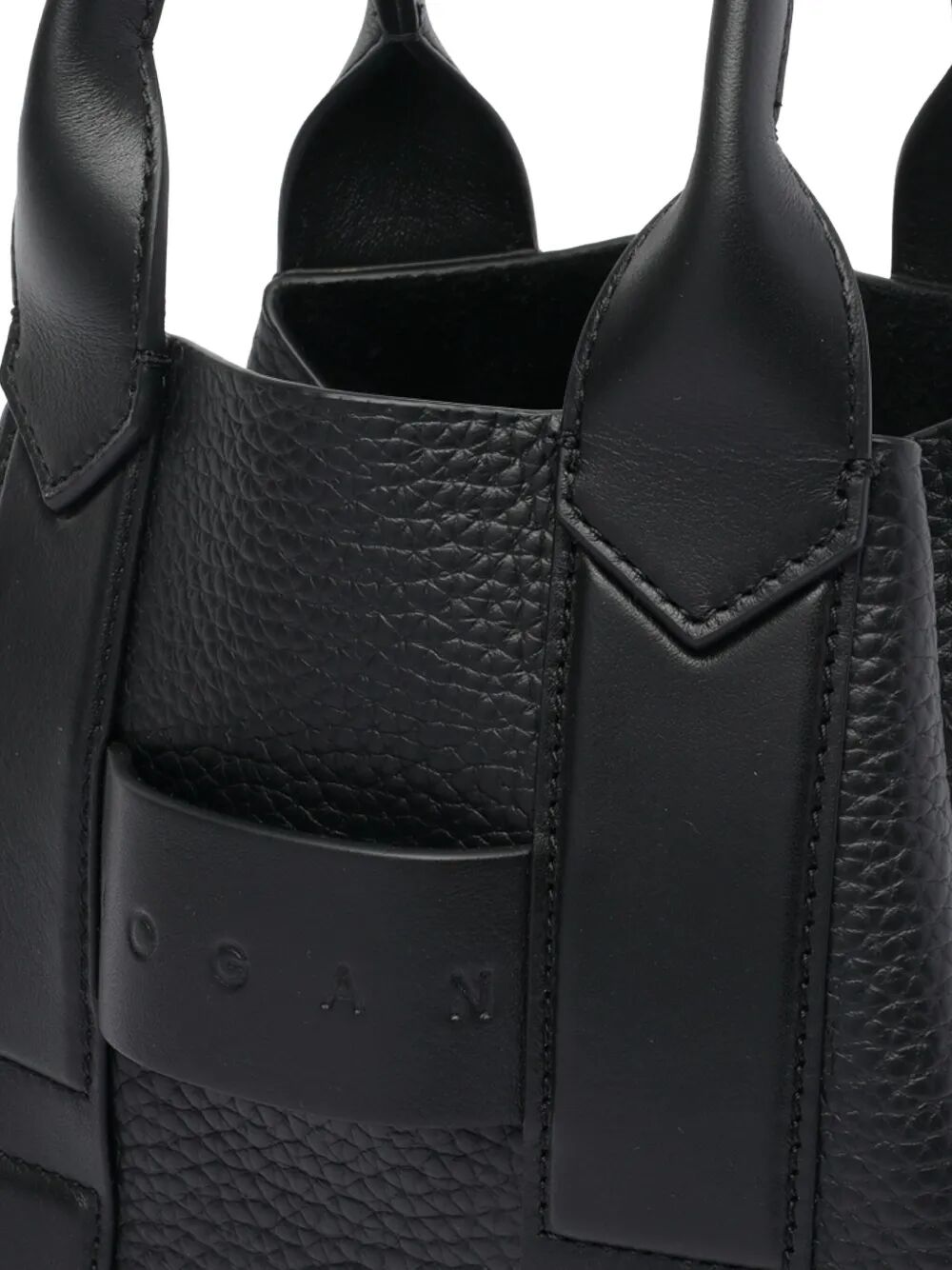 HOGAN Mini Script Shopping Handbag