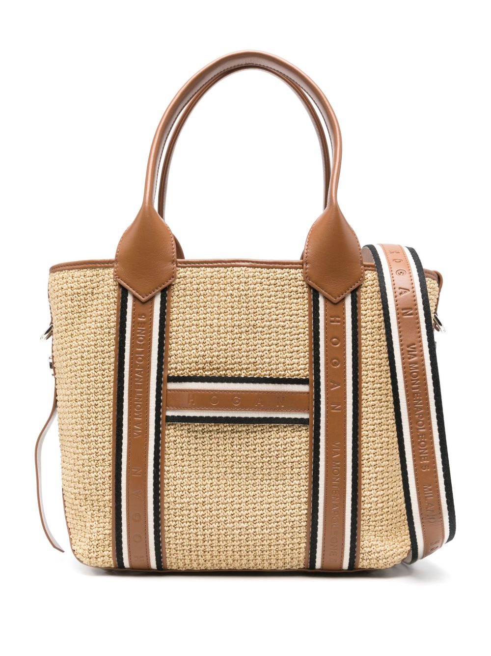 HOGAN Medium Script Tote Handbag