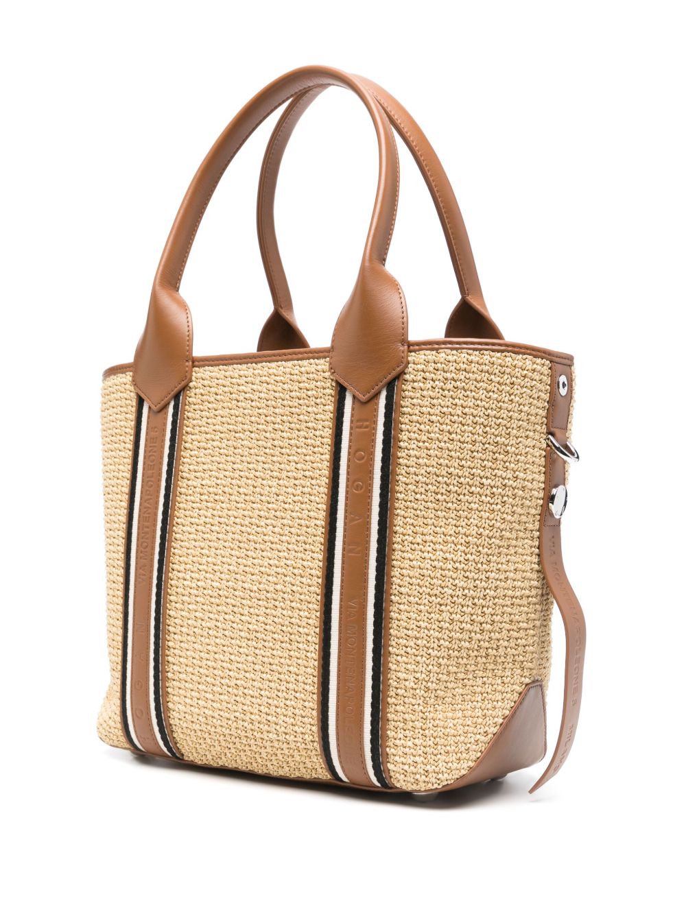 HOGAN Medium Script Tote Handbag