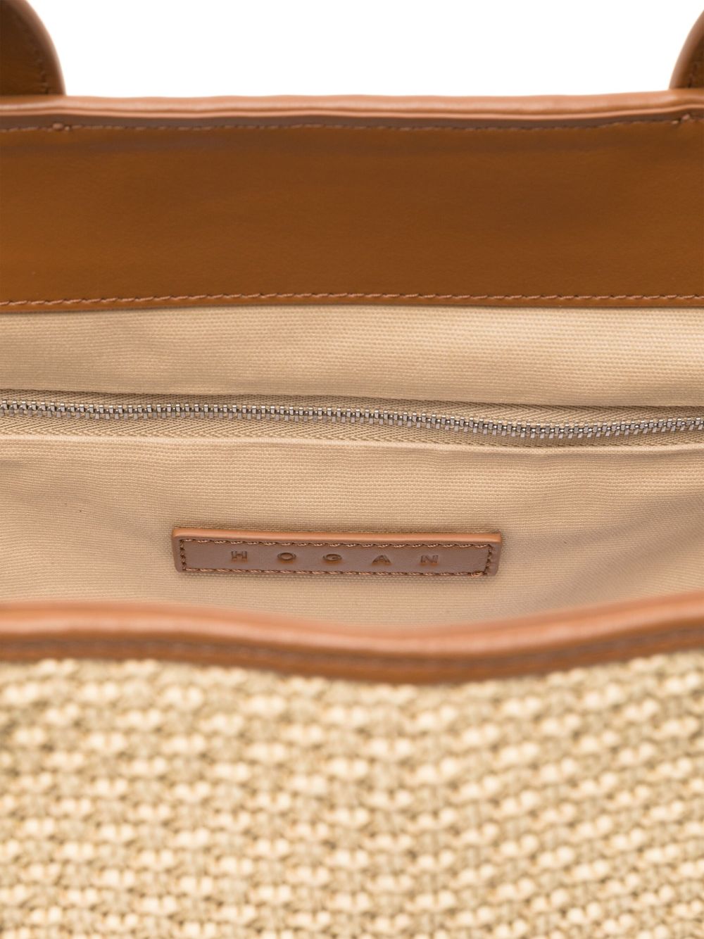 HOGAN Medium Script Tote Handbag