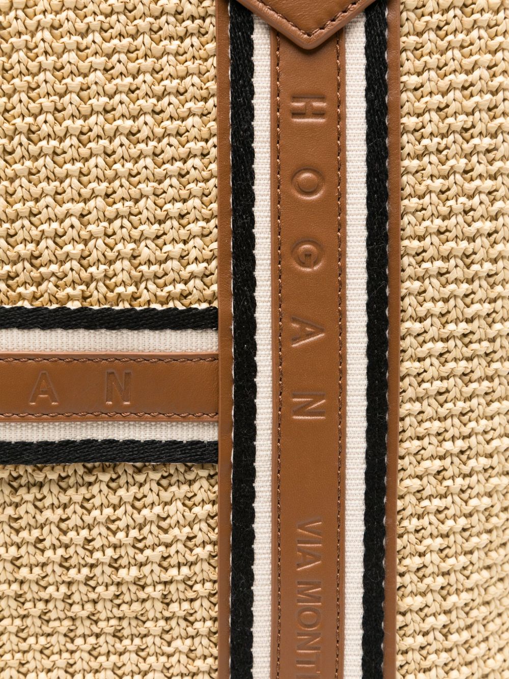 HOGAN Medium Script Tote Handbag