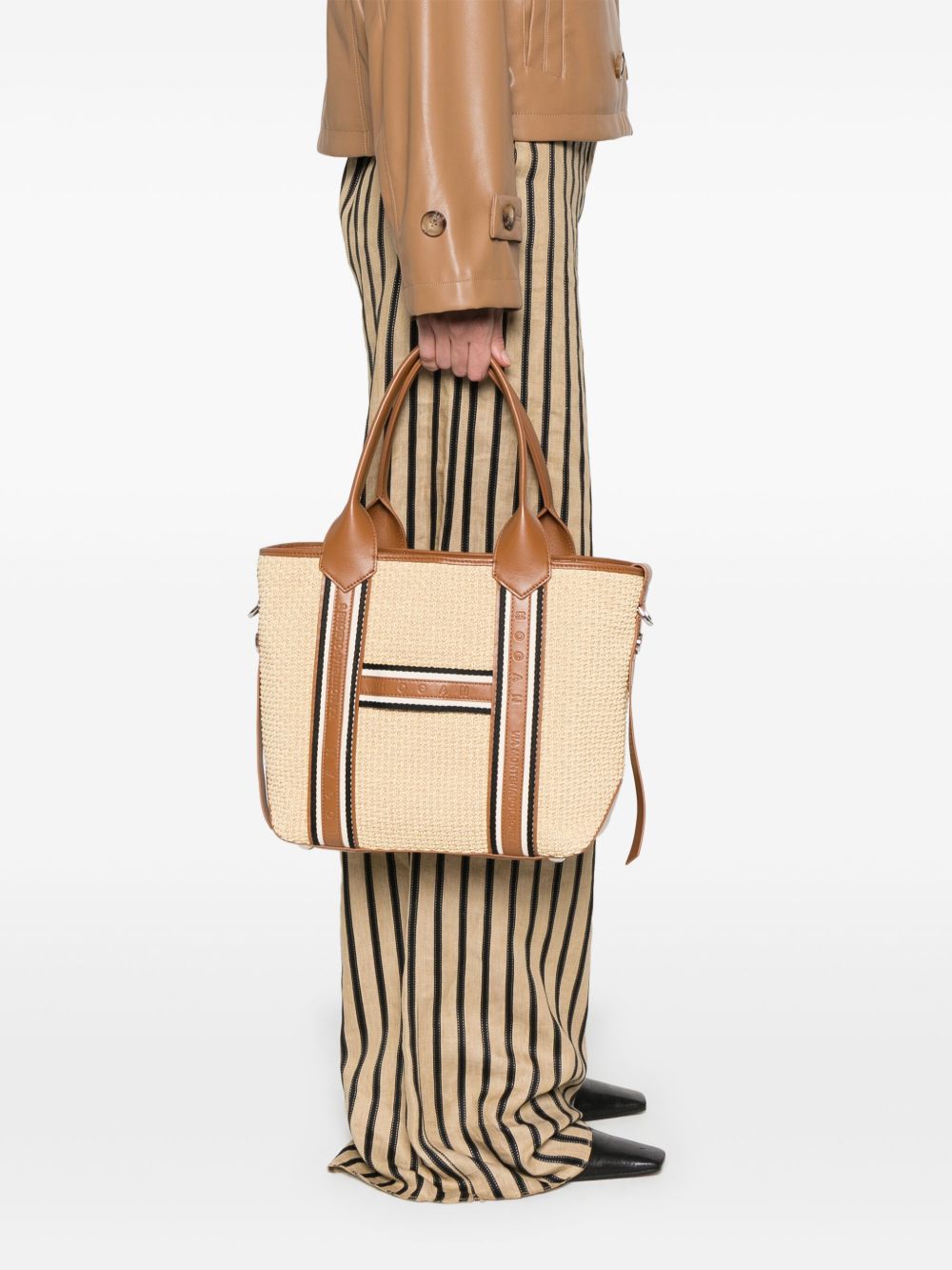 HOGAN Medium Script Tote Handbag