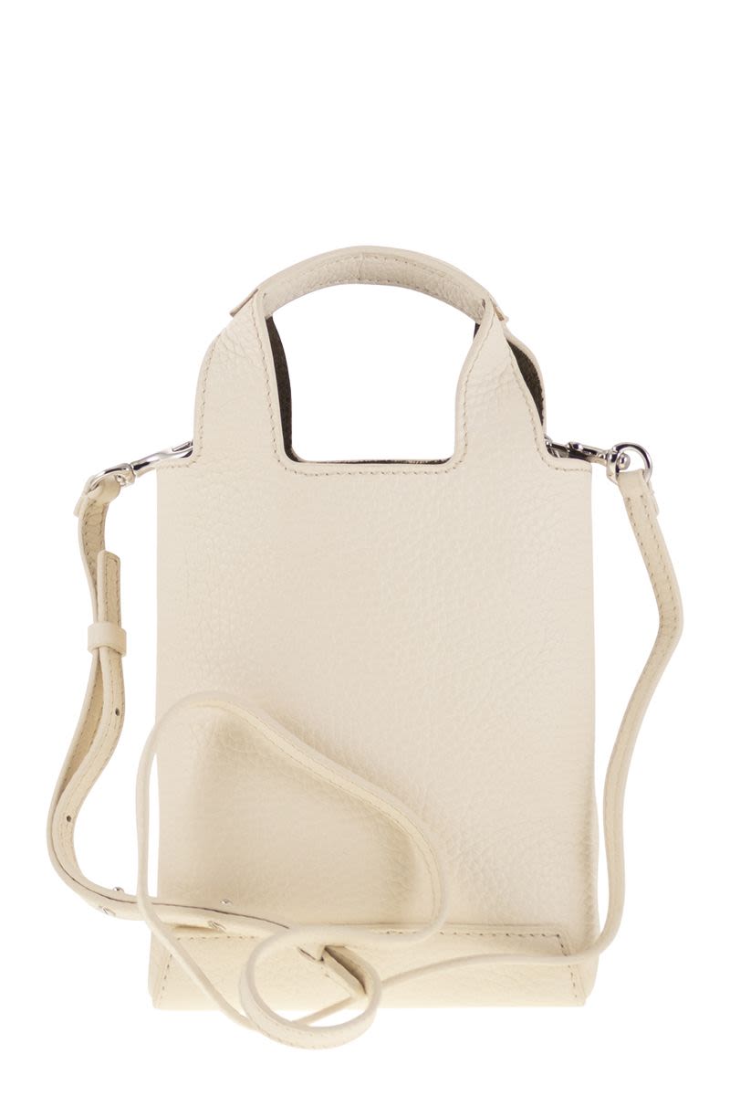 HOGAN Mini Hammered Leather Handbag