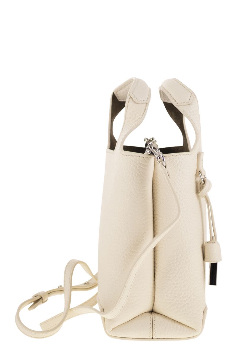 HOGAN Mini Hammered Leather Handbag