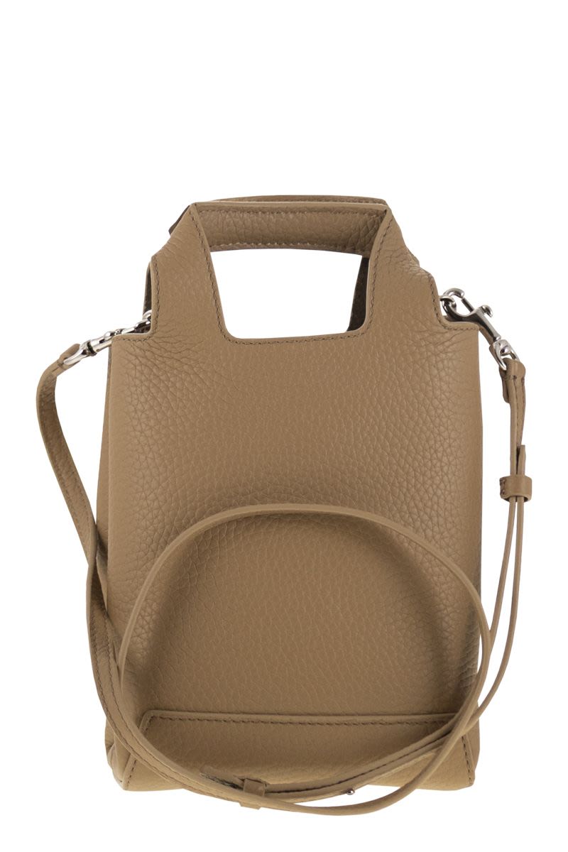 HOGAN Mini Handbag in Hammered Leather