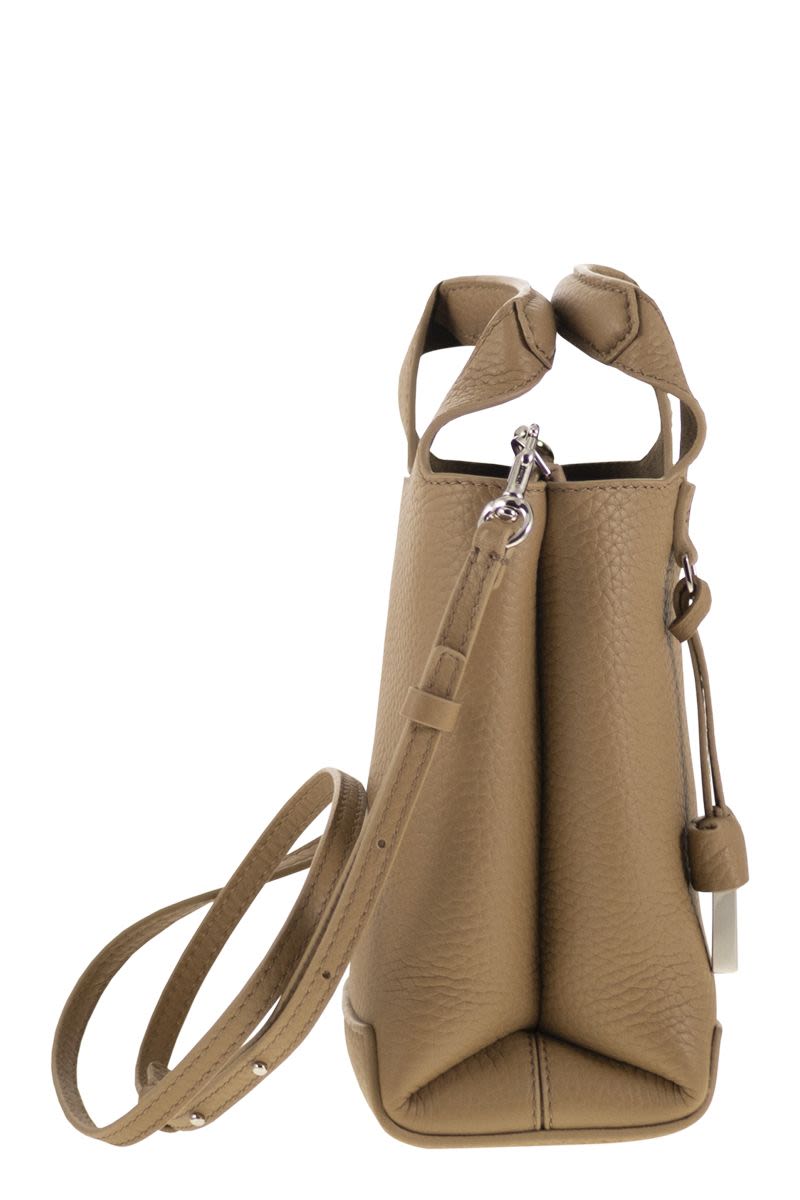 HOGAN Mini Handbag in Hammered Leather