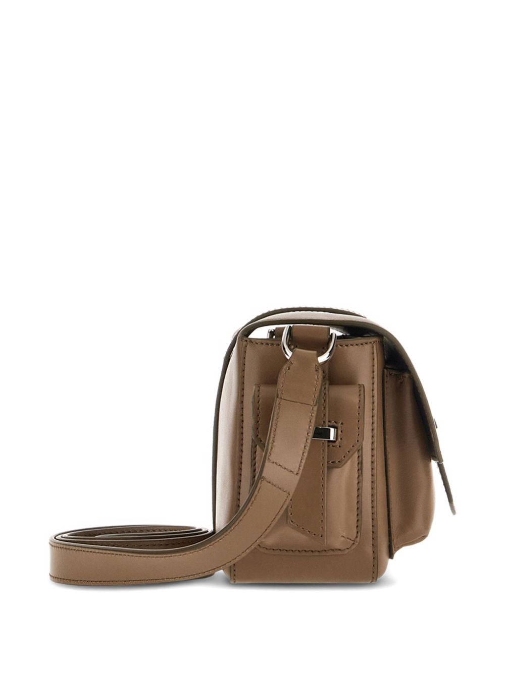 HOGAN Mini Foldover Leather Crossbody Handbag