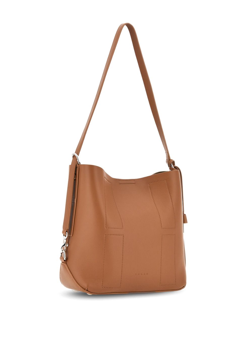 HOGAN Mini Leather Hobo Handbag