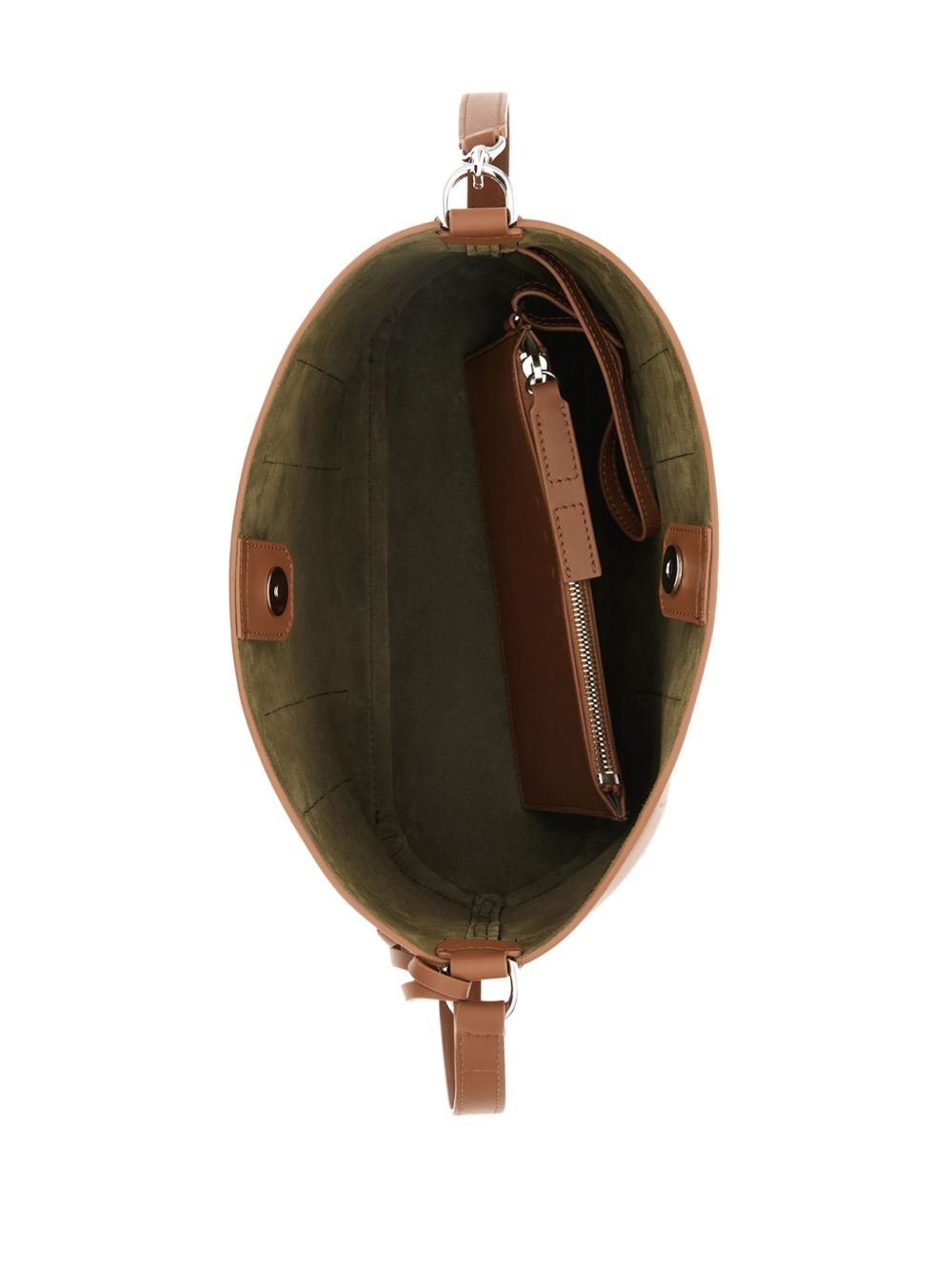 HOGAN Mini Leather Hobo Handbag