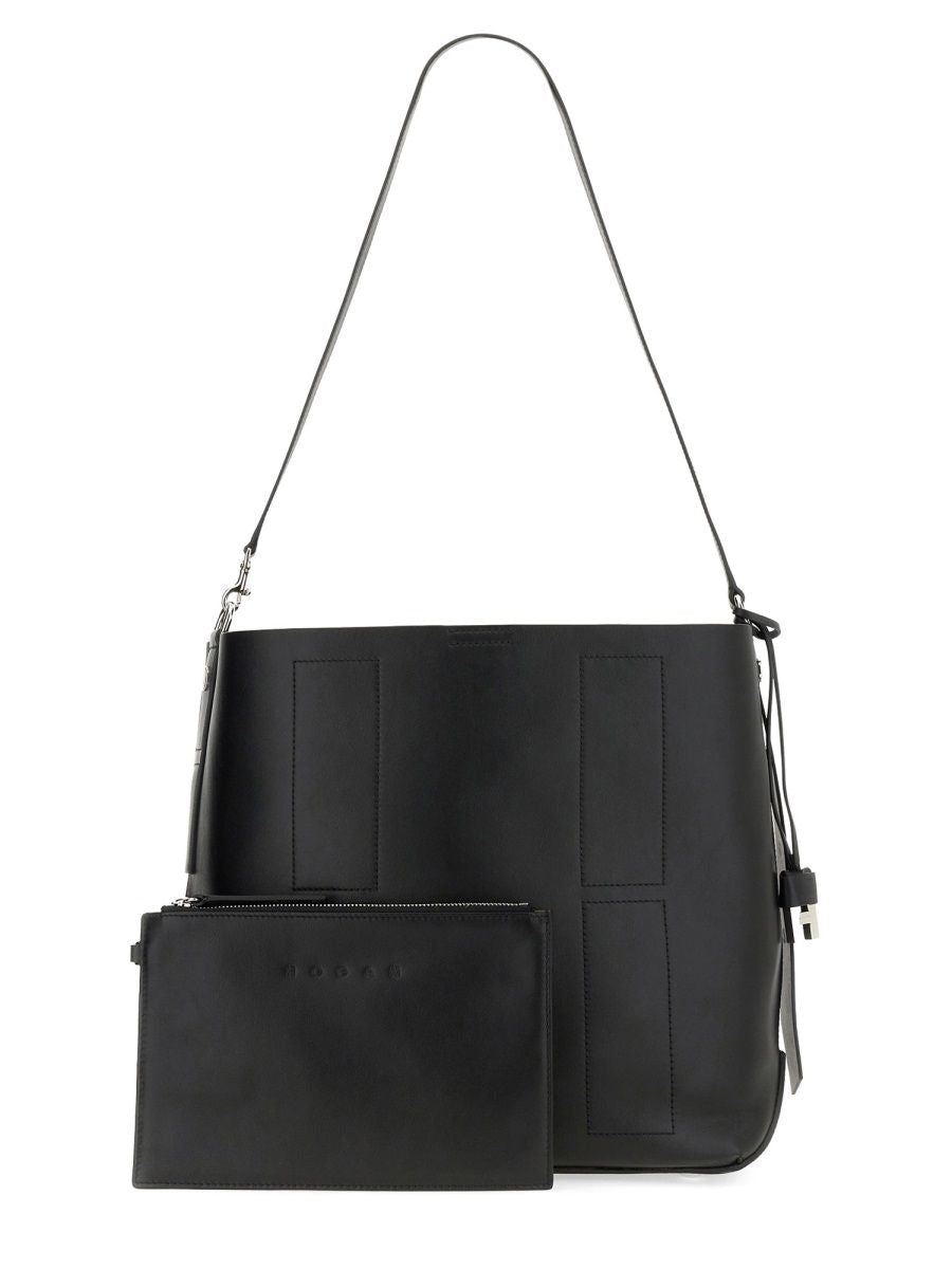 HOGAN Medium Leather Shoulder Handbag