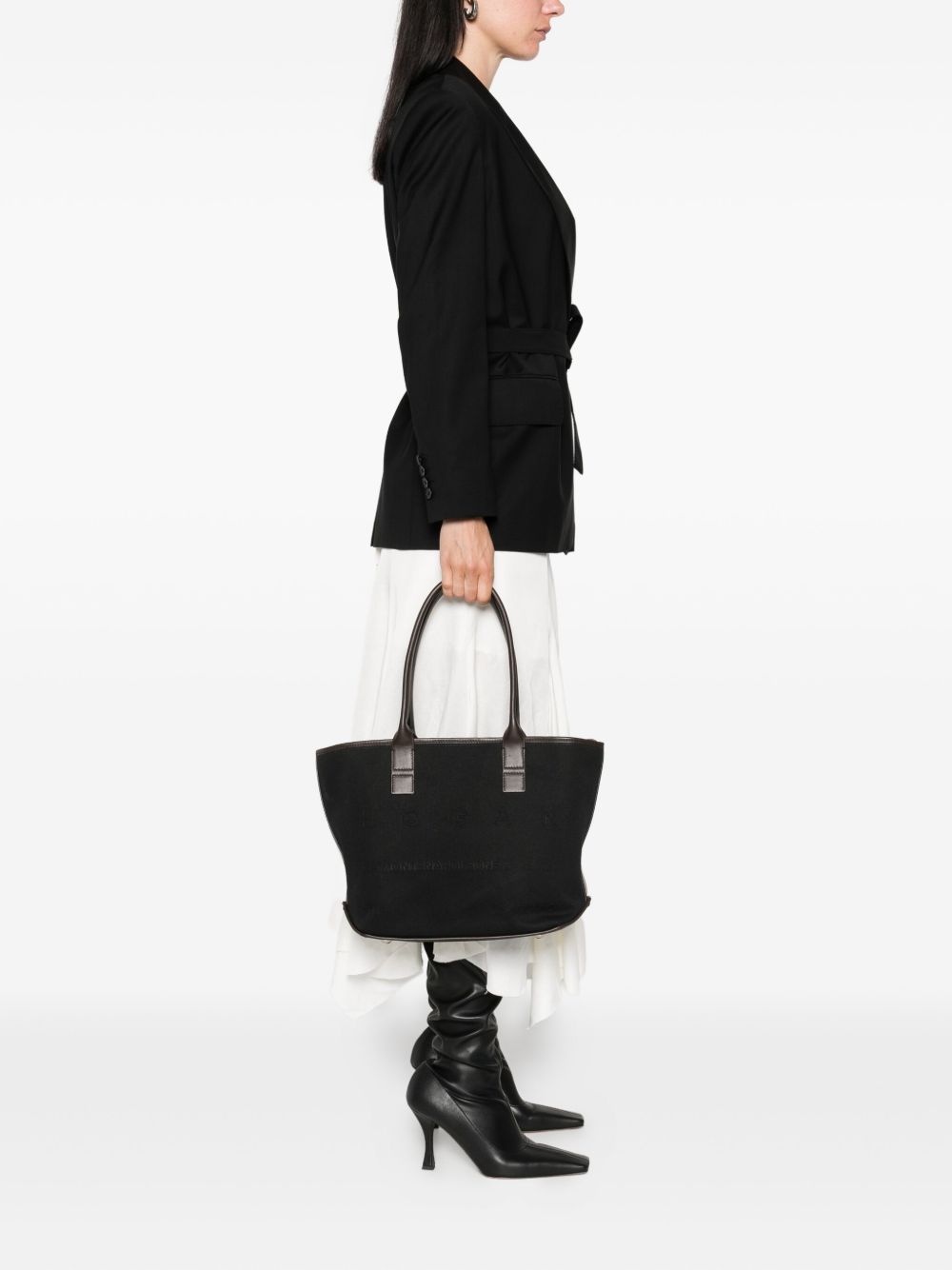 HOGAN Mini Script Tote Handbag