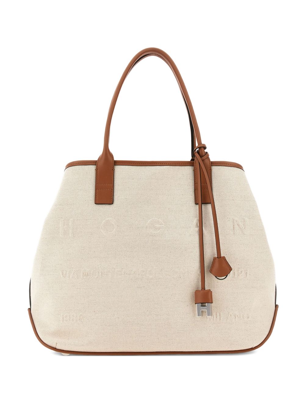 HOGAN Medium Canvas Tote Handbag