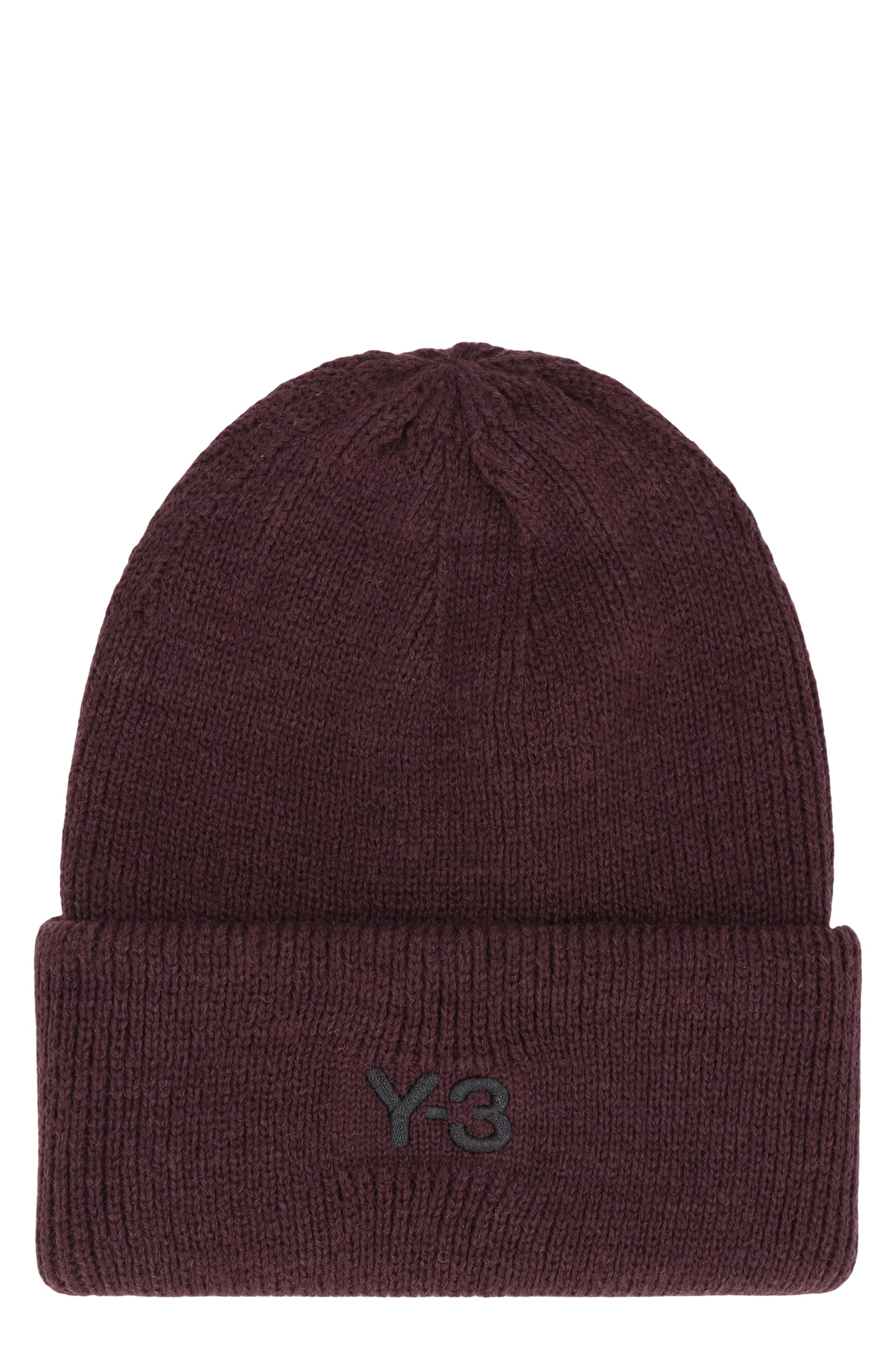 Y-3 Knit Hat with Logo