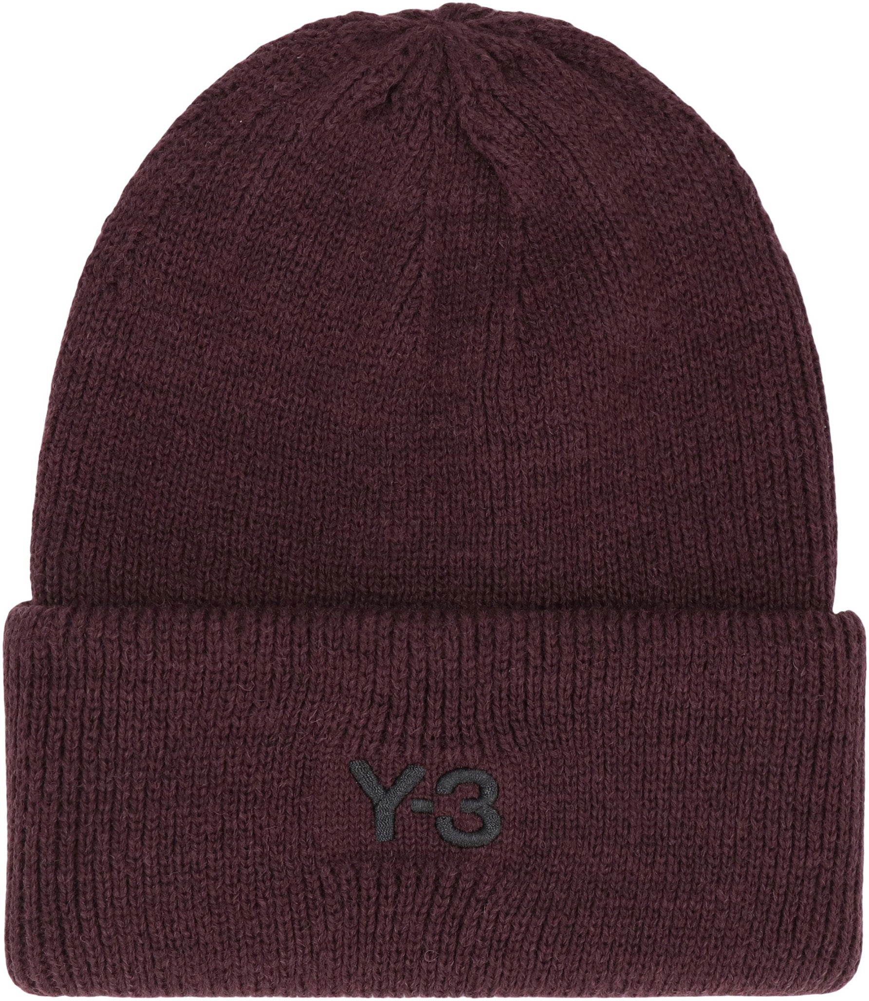 Y-3 Knit Hat with Logo
