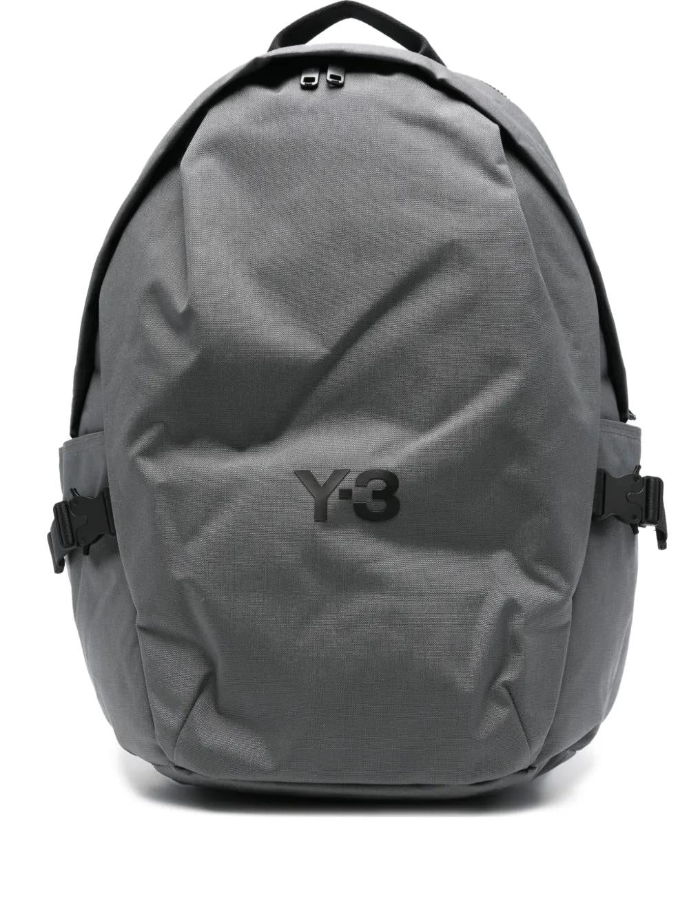 Y-3 Logo Plaque Backpack with Adjustable Straps