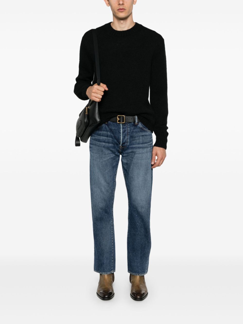 TOM FORD Alpaca Blend Crew Neck Sweater