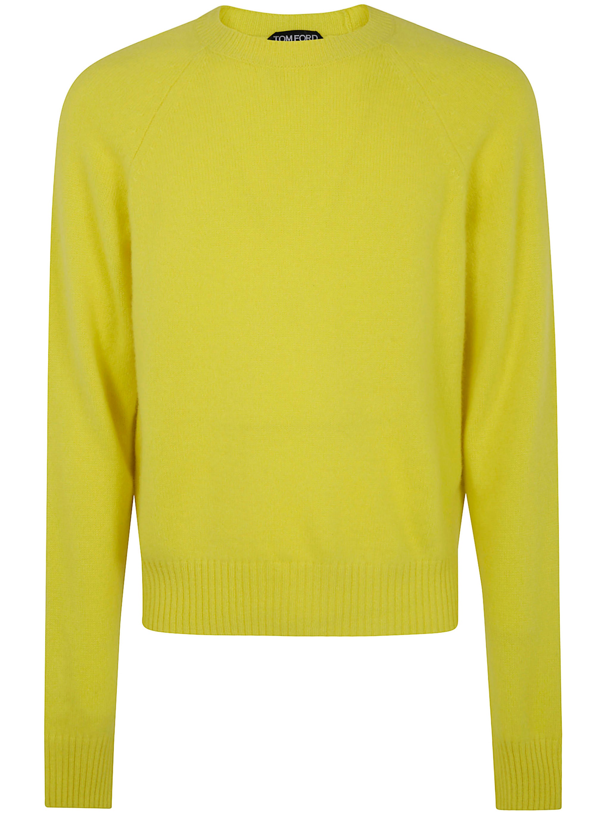 TOM FORD Felted Pure Cashmere Long Sleeves Crew Neck Sweater