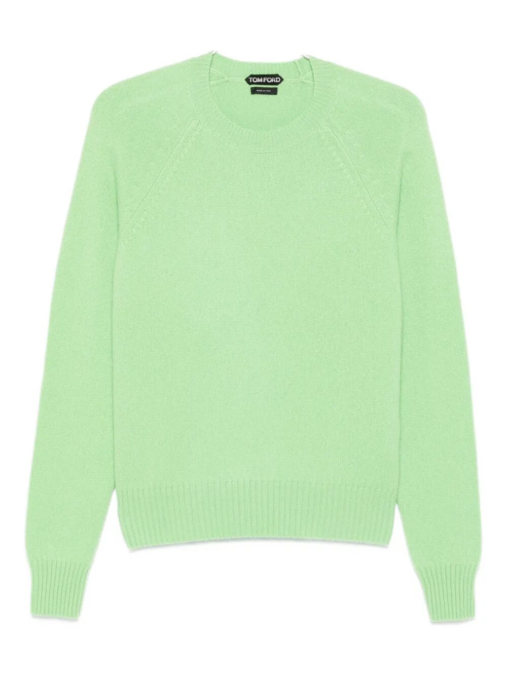 TOM FORD Felted Pure Cashmere Long Sleeves Crew Neck Sweater