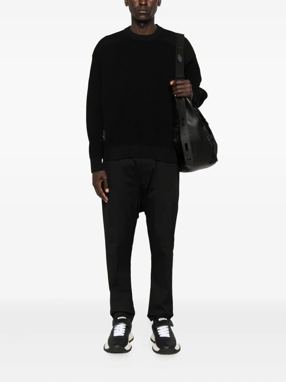 Y-3 Crew Neck Knit Sweater for Men