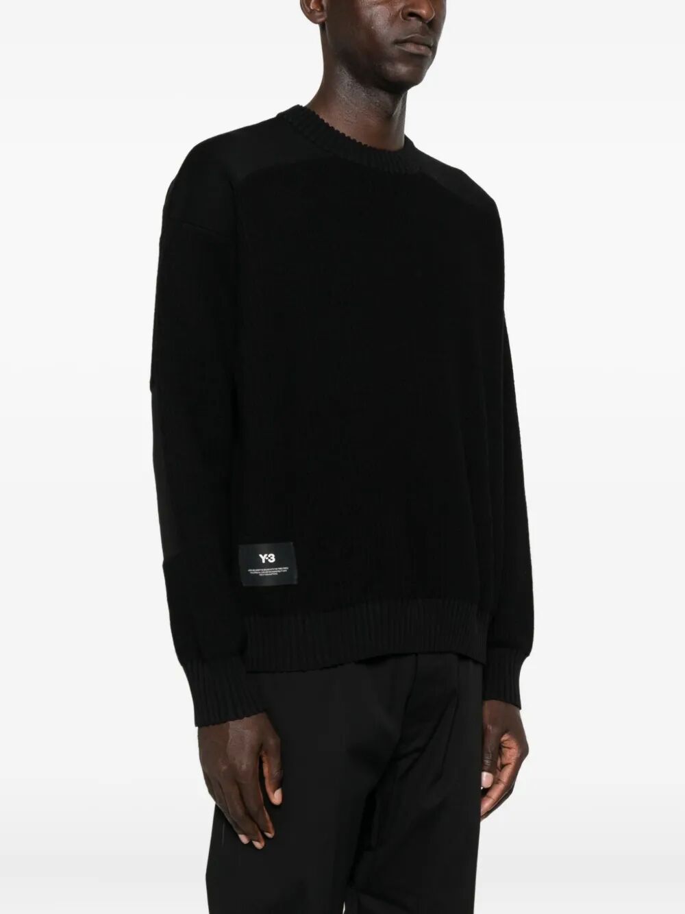 Y-3 Crew Neck Knit Sweater for Men