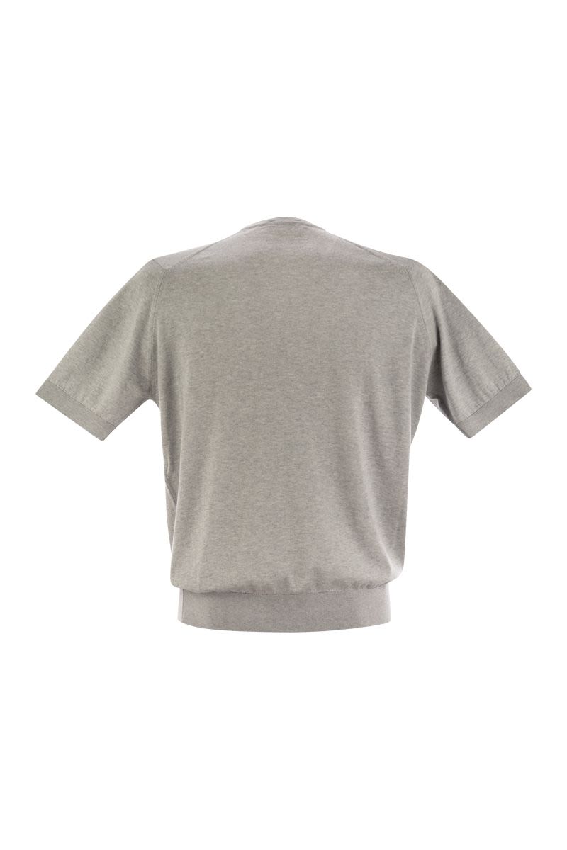 JOHN SMEDLEY Men's Cotton Crew-Neck Sweater