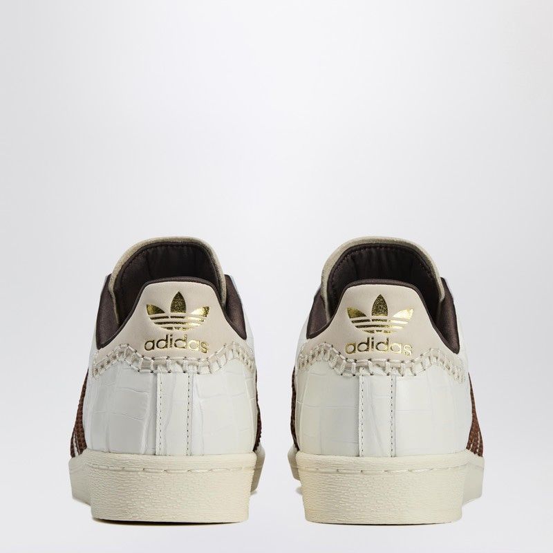 ADIDAS X WALES BONNER Crocodile-Embossed Leather Superstar Sneakers