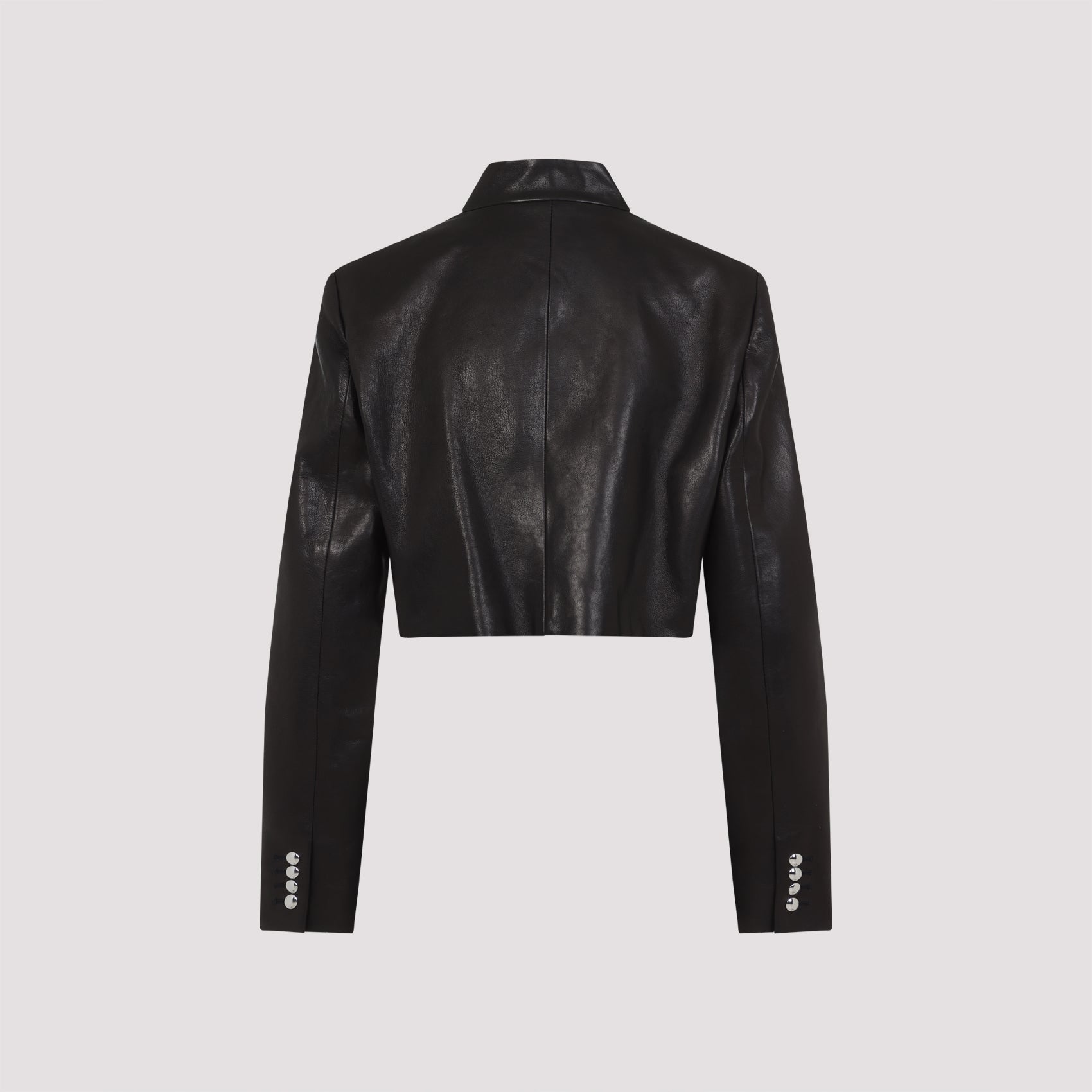 KHAITE Mini Lamb Leather Jacket