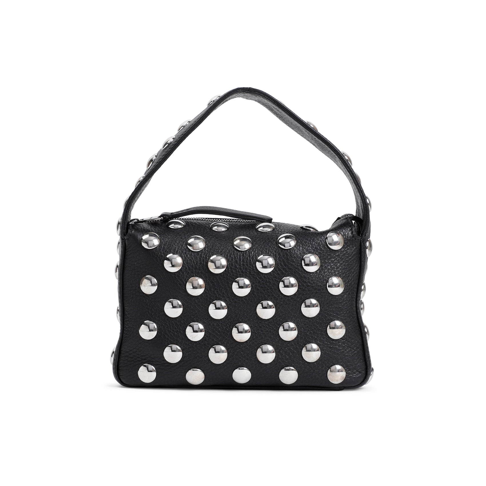KHAITE Mini Black Leather Handbag