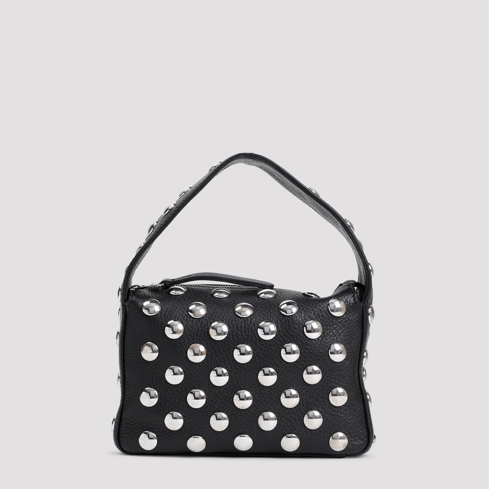 KHAITE Mini Black Leather Handbag