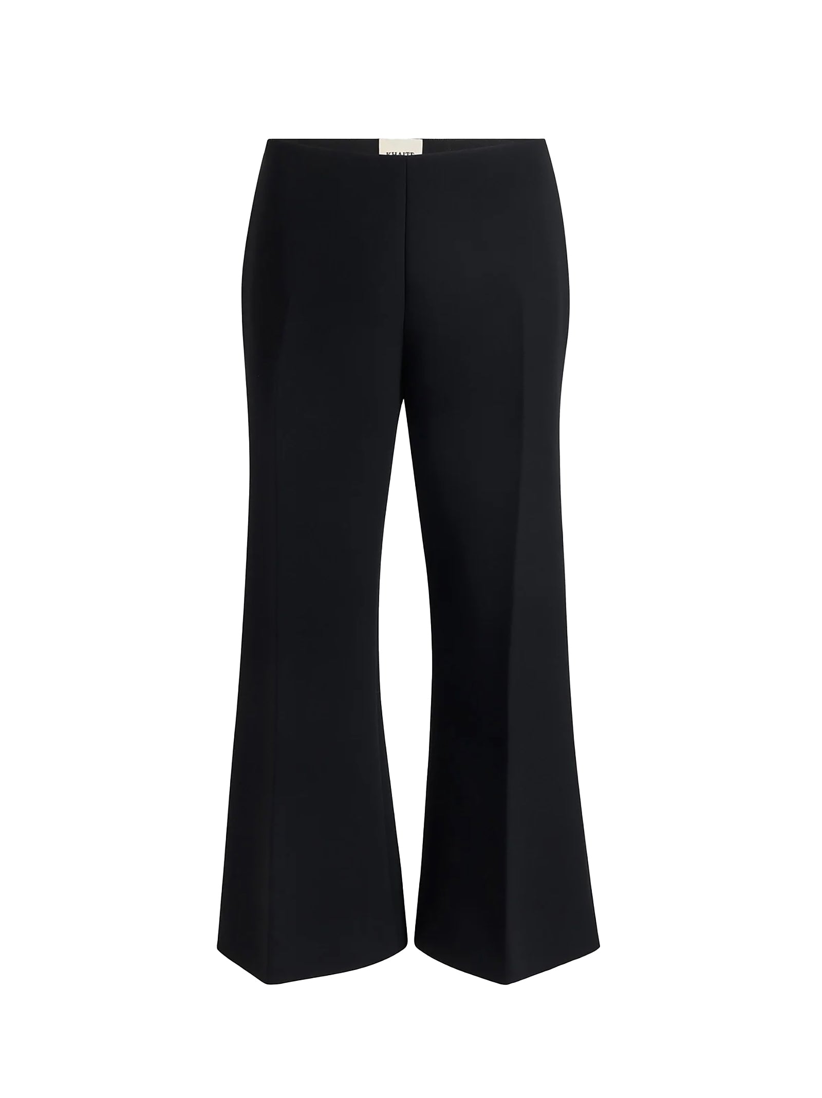KHAITE NY Flared Leg Trousers with Central Pleat - Size 4
