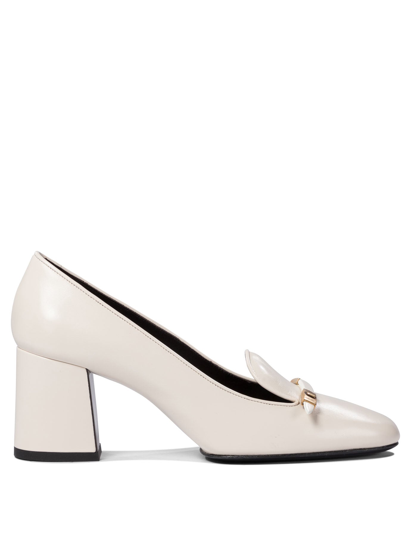 KHAITE Elio Block Heel Pumps