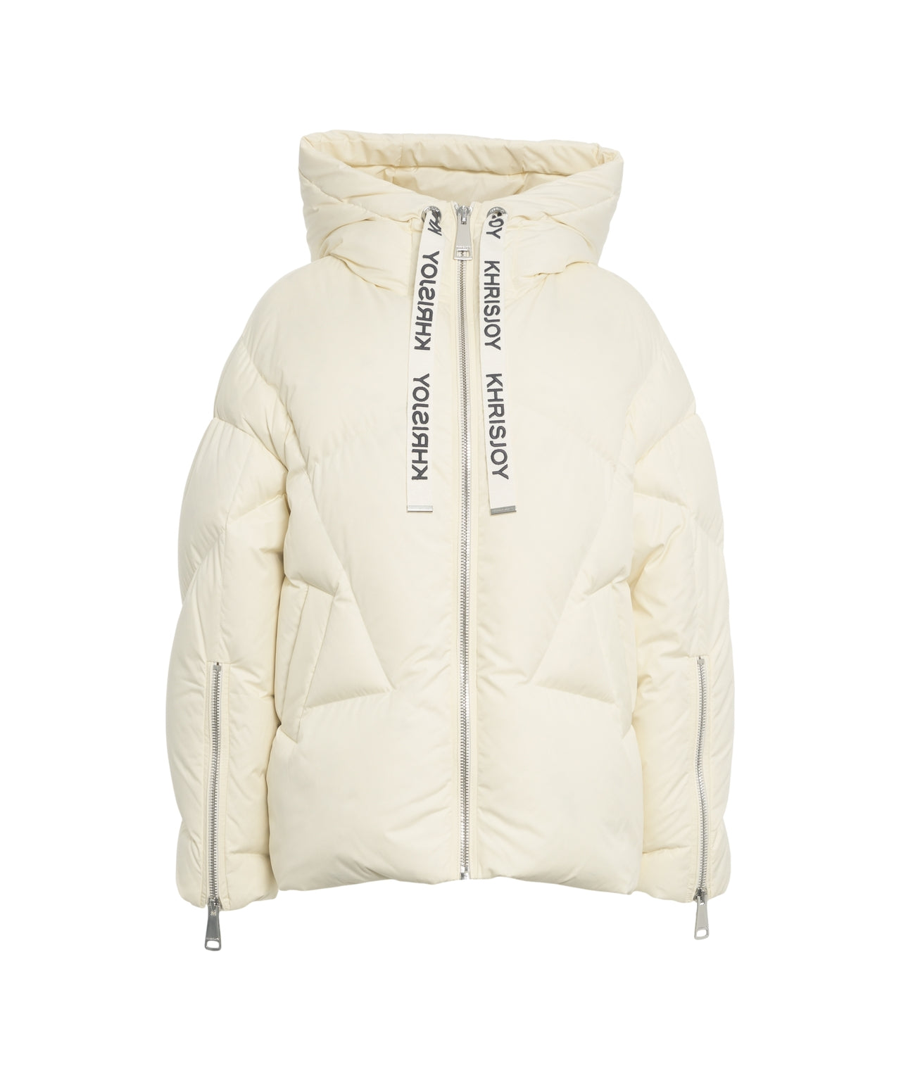 KHRISJOY Oversized Puffer Jacket with Cozy Hood
