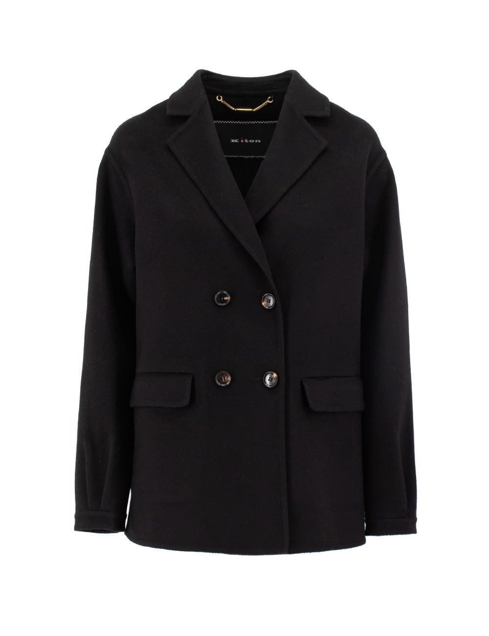 KITON Luxurious Double-Breasted Cashmere Jacket for Women