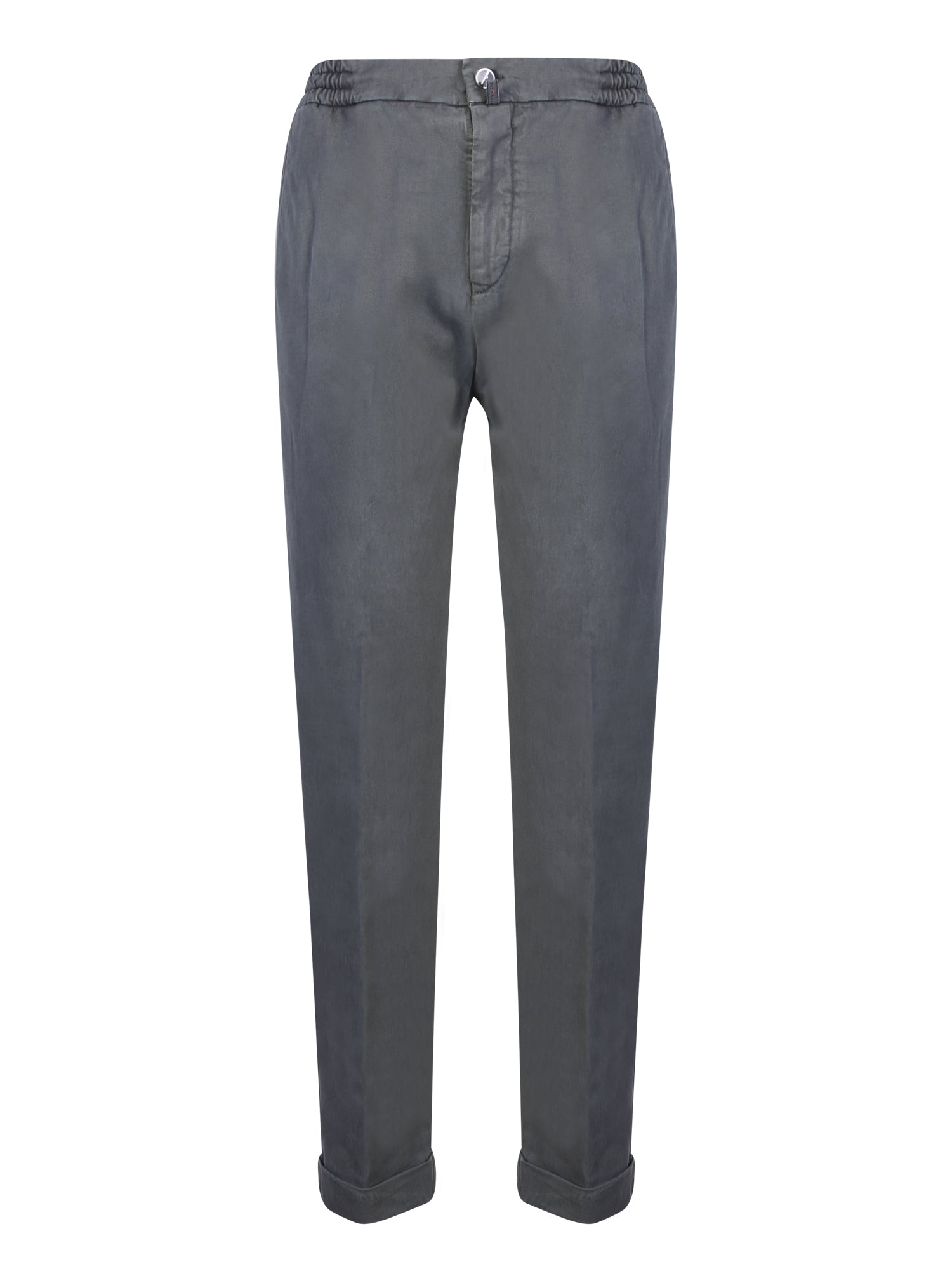 KITON Men's Regular Fit Drawstring Trousers