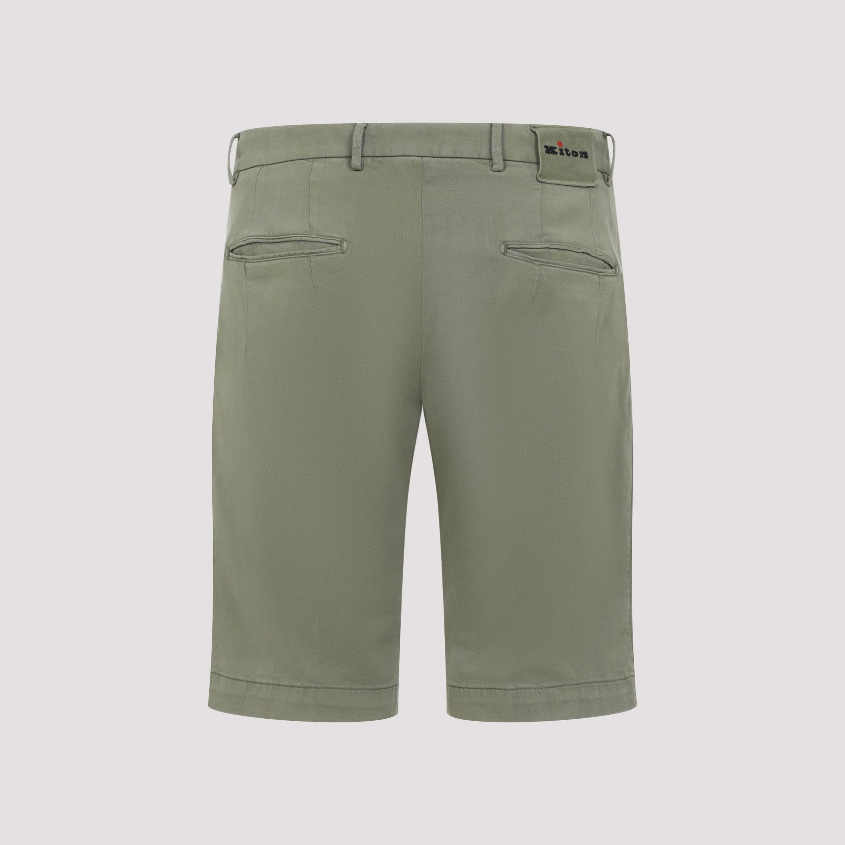 KITON Men's Stylish Bermudas in Soft Lyocell Blend