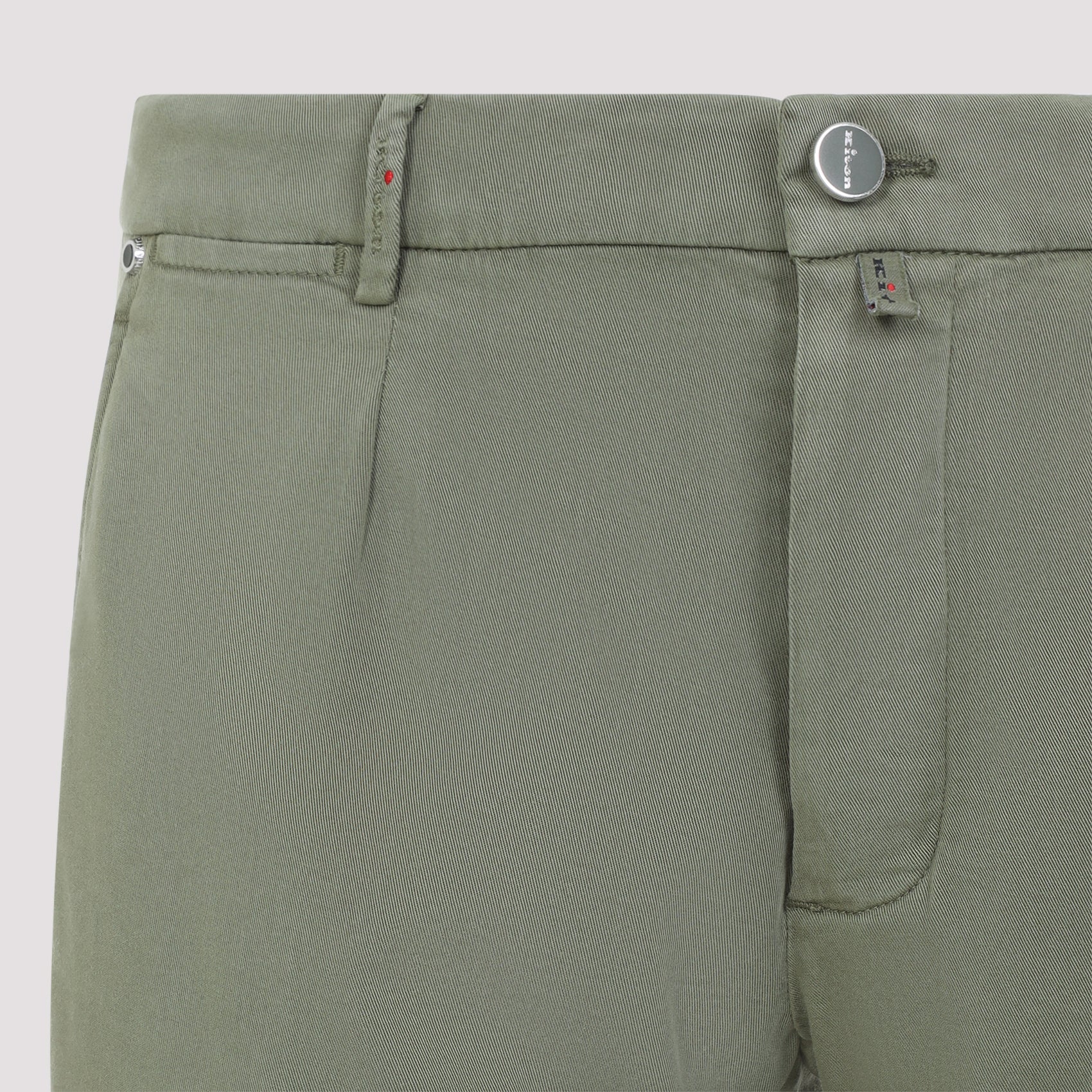 KITON Men's Stylish Bermudas in Soft Lyocell Blend